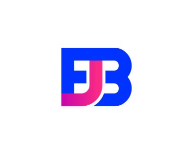 BJ JB 'nin logosu. VECTOR TEMPLATE. BJ JB logosu DESIGN.