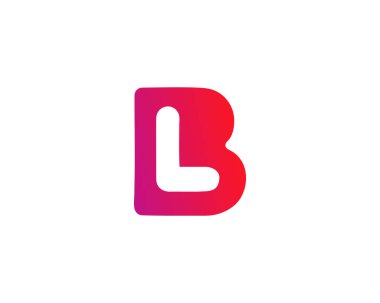 BL LB harfli logo DESIGN VECTOR TEMPLATE. BL LB logosu DESIGN.
