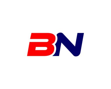 BN NB harfli logo DESIGN VECTOR TEMPLATE. BN NB logosu DESIGN.