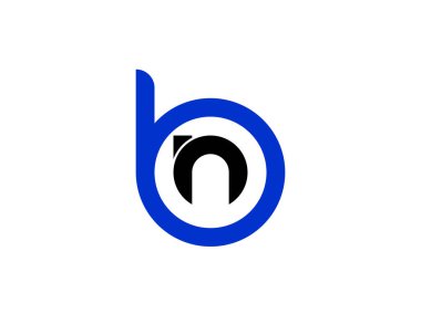 BN NB harfli logo DESIGN VECTOR TEMPLATE. BN NB logosu DESIGN.