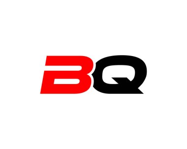 BQ QB harfli logo DESIGN VECTOR TEMPLATE. BQ QB Logo DESIGN.