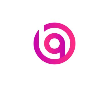 BQ QB harfli logo DESIGN VECTOR TEMPLATE. BQ QB Logo DESIGN.