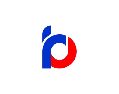 BR RB harfli logo DESIGN VECTOR TEMPLATE. BR RB logosu DESIGN.