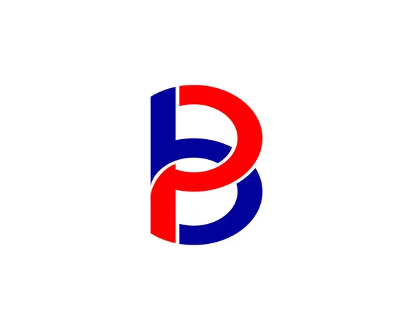 Pb书信设计图Vector Template Logo设计 — 图库矢量图片