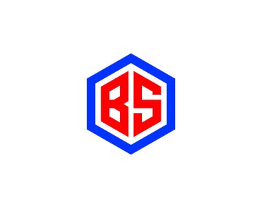 SB 'nin Logo' sunu DESIGN VECTOR TEMPLATE 'ye gönder. BS SB logo DESIGN.