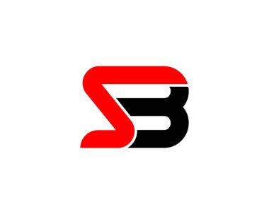 SB 'nin Logo' sunu DESIGN VECTOR TEMPLATE 'ye gönder. BS SB logo DESIGN.
