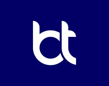 BT TB LTTTR Logo DESIGN VECTOR TEMPLATE. BT TB logosu DESIGN. 