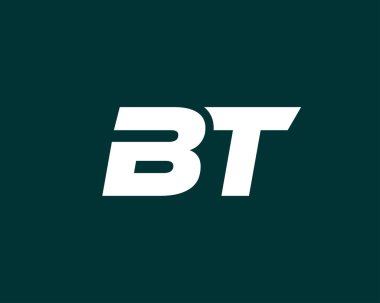 BT TB LTTTR Logo DESIGN VECTOR TEMPLATE. BT TB logosu DESIGN. 