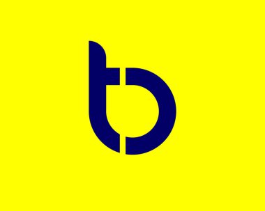 BT TB LTTTR Logo DESIGN VECTOR TEMPLATE. BT TB logosu DESIGN. 