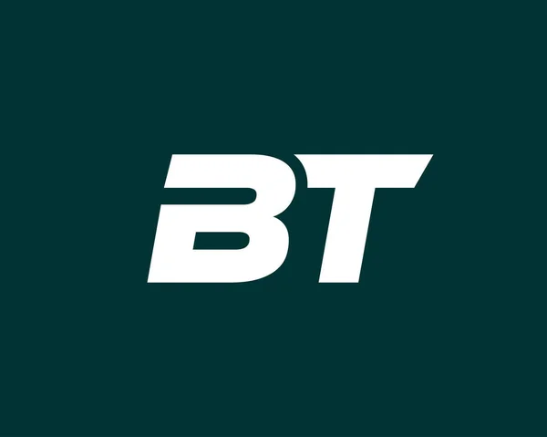 Tb文字ロゴデザインベクトルテンプレート Tbのロゴデザイン — ストックベクタ