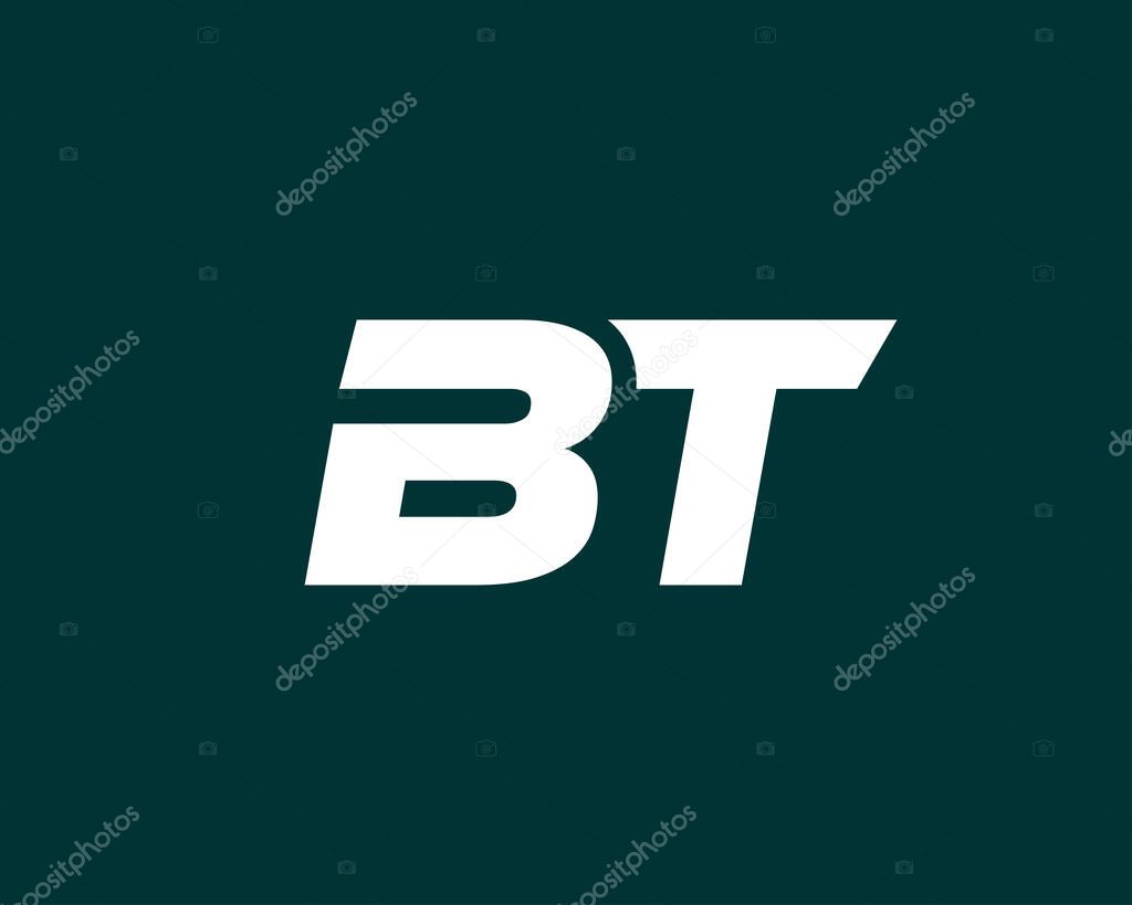 BT TB LETTR LOGO DESIGN VECTOR TEMPLATE. BT TB LOGO DESIGN.