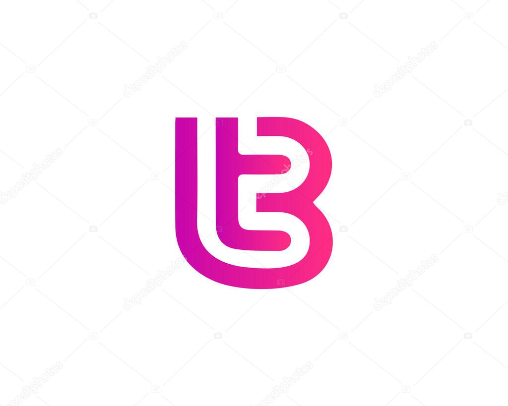 BT TB LETTR LOGO DESIGN VECTOR TEMPLATE. BT TB LOGO DESIGN.