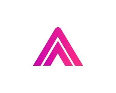 AA harfli bir logo. DESIGN VECTOR TEMPlatesi. Bir AA logosu DESIGN
