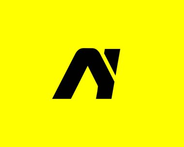 AI IA Letter logosu DESIGN VECTOR TEMPLATE. AI IA logosu DESIGN.