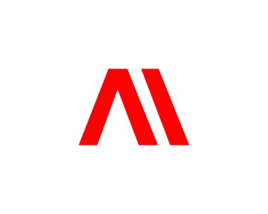AI IA Letter logosu DESIGN VECTOR TEMPLATE. AI IA logosu DESIGN.