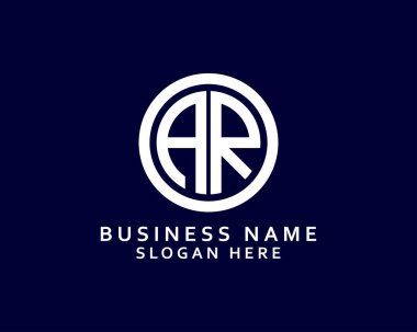 AR RA 'nın logosu DESIGN VECTOR TEMPLATE. AR RA logosu DESIGN.