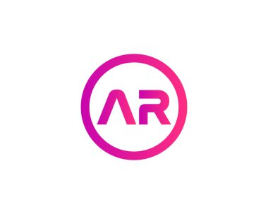 AR RA 'nın logosu DESIGN VECTOR TEMPLATE. AR RA logosu DESIGN.