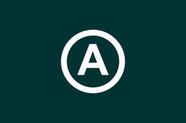 AA harfli bir logo. DESIGN VECTOR TEMPlatesi. Bir harf logosu DESIGN.