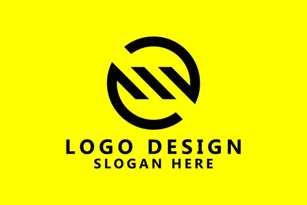 Harfli Logo Design Vector Template Şti — Stok Vektör