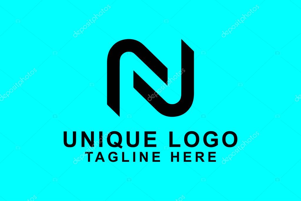 N LETTER LOGO DESIGN VECTOR TEMPLATE. N LOGO DESIGN.