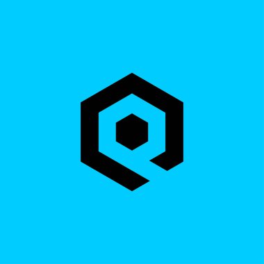 Q harfi logosu, DESIGN VECTOR TEMPLATE. Q logosu DESIGN.