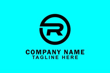 R harfi logosu, DESIGN VECTOR TEMPLATE. R logosu DESIGN.