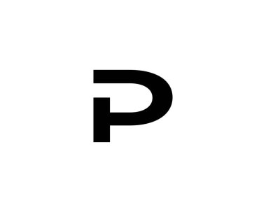 P harfi logosu DESIGN VECTOR TEMPLATE. P logosu DESIGN.