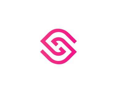 Mektup logosu, VECTOR TEMPLATE 'ye ait. S H H H H HS LOGO DESIGN.
