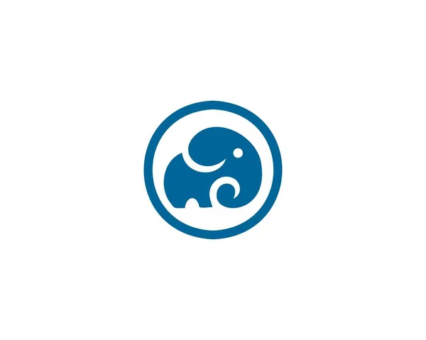 ELEFANT Hattının Sanat Logosu VECTOR TEMPLATE. FRANT Logosu DESIGN.