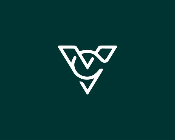 VK CV Letter logosu. VECTOR TEMPLATE. VC CV LOGO DESIGN.