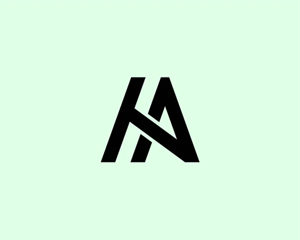 Ha ah, logo, vejetaryen logosu. HA AH logosu DESIGN.
