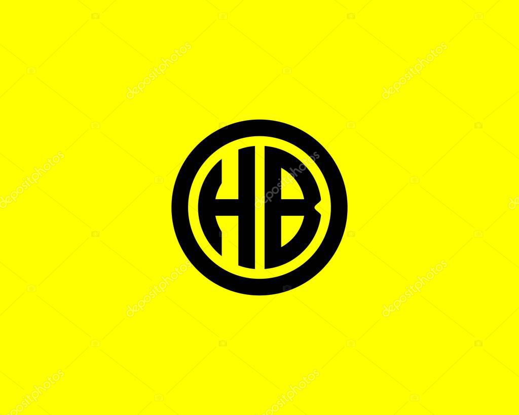 HB BH LETTER LOGO DESIGN VECTOR TEMPLATE. HB HB LOGO DESIGN.