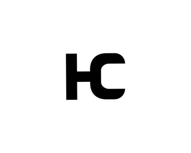 HC CH Bülteni Logosu. VECTOR TEMPlatesi. HC CH logosu DESIGN.