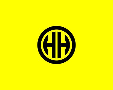 H H HH harfli logo DESIGN VECTOR TEMPLATE. H HH LOGO DESIGN.