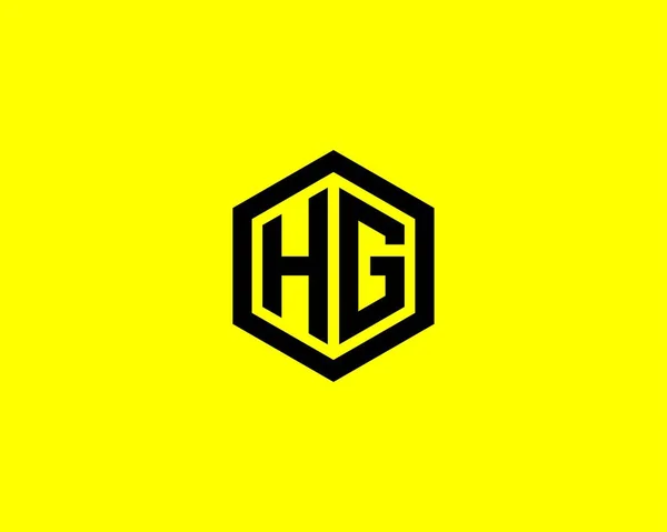 Gh书信设计图Vector Template Logo Design Ign — 图库矢量图片
