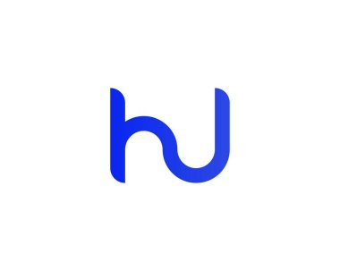 HJ JH, logoyu kontrol altına aldı. VECTOR TEMPLATE. HJ JH LOGO DESIGN.