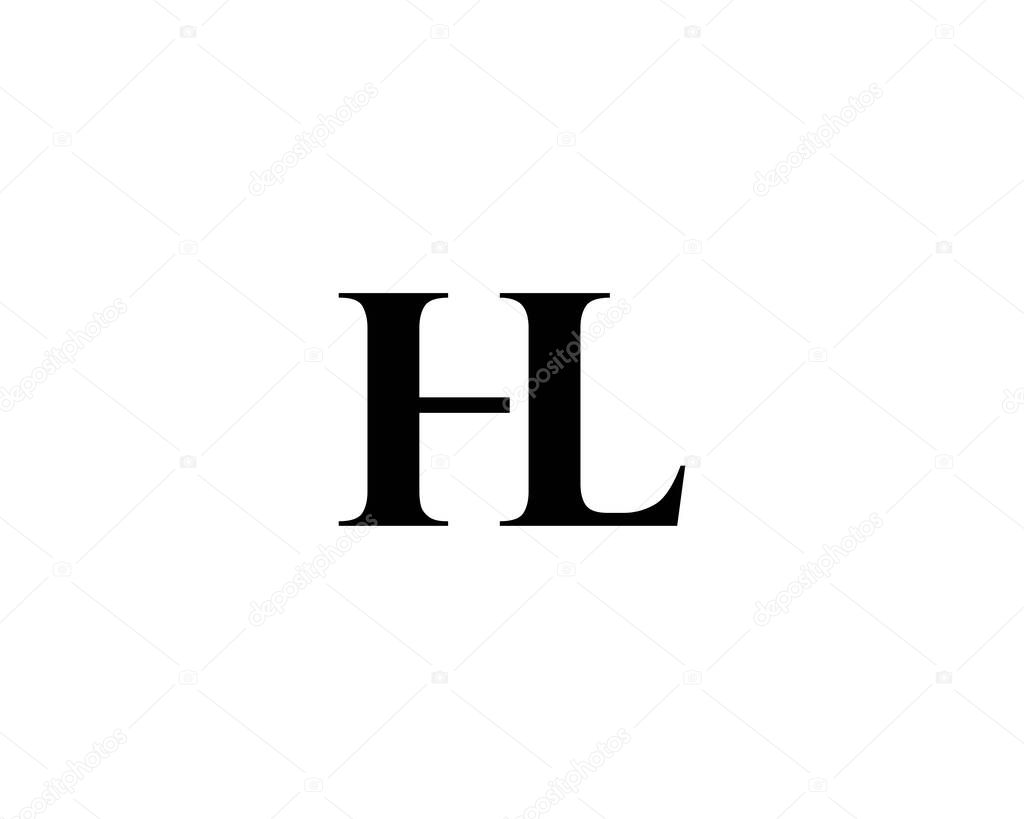 HL LH LETTER LOGO DESIGN VECTOR TEMPLATE. HL LH LOGO DESIGN.