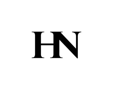 HN NH Letter logosu DESIGN VECTOR TEMPLATE. HN NH LOGO DESIGN.