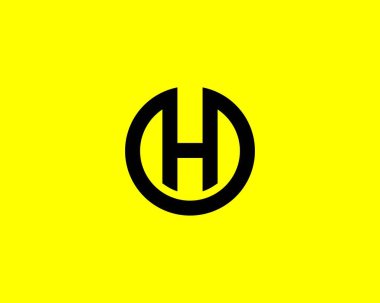 Logoyu kontrol et, VECTOR TEMPLATE. HO OH LOGO DESIGN.