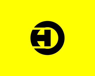 Logoyu kontrol et, VECTOR TEMPLATE. HO OH LOGO DESIGN.