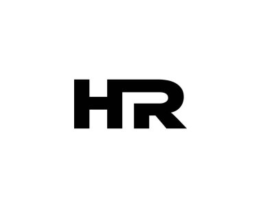 HR RH harfli logo DESIGN VECTOR TEMPLATE. HR RH LOGO DESIGN.