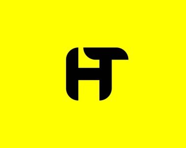 Bu harf logosu DESIGN VECTOR TEMPLATE. HATT TÜRKETİ DESİJN.