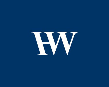 HW WH Letter logosu DESIGN VECTOR TEMPLATE. HW WH LOGO DESIGN.