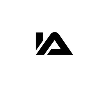 IA Al Letter logosu DESIGN VECTOR TEMPLATE. IA AI logosu DESIGN.