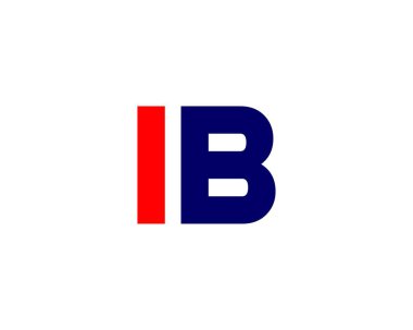 IB BI 'ın logosu DESIGN VECTOR TEMPLATE. IB BI logosu DESIGN.