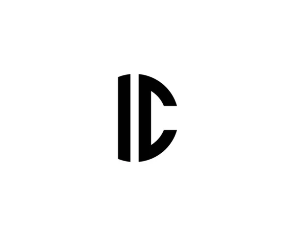 IC CI Letter logosu DESIGN VECTOR TEMPLATE. IC CI logosu DESIGN.