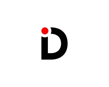 Kimlik belgesi, logoyu kontrol et, VECTOR TEMPLATE. Kimlik logosu DESIGN.