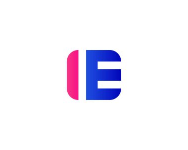 IE EI Letter logosu DESIGN VECTOR TEMPLATE. IE EI logo DESIGN.