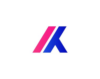 IK KI Letter logosu DESIGN VECTOR TEMPLATE. IK KI LOGO DESIGN.