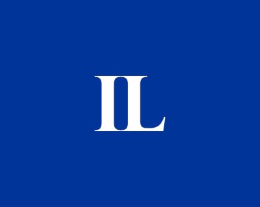 IL LI Letter logosu DESIGN VECTOR TEMPLATE. IL LI logosu DESIGN.